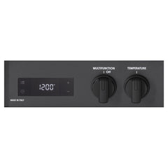 Verona 36" Ultima Midnight Collection Freestanding Dual Fuel Range with 5 Sealed SABAF Brass Burners, 5 cu. ft. Oven Capacity in Matte Black - VMFSGE365EE