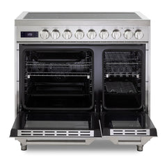 Verona 36 inch Ultima Double Oven Electric Range with 5 Radiant Elements, 4.1 cu. ft. Total Oven Capacity - VUFSEE365D