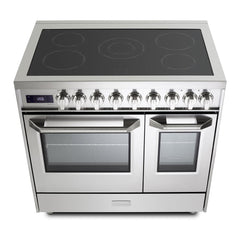 Verona 36 inch Ultima Double Oven Electric Range with 5 Radiant Elements, 4.1 cu. ft. Total Oven Capacity - VUFSEE365D