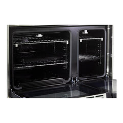 Verona 36 inch Ultima Collection Double Oven Gas Range with 5 Brass Burners, 4.1 cu. ft. Oven Total Capacity (Stainless Steel) - VUFSGG365DSS - The Home Selection