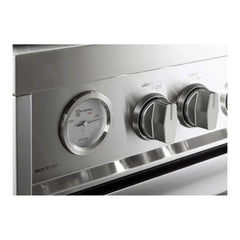 Verona 48 inch Ultima Collection Gas Range with 6 Brass Burners, 5.2 cu. ft. Oven Total Capacity, LP Conversion Kit, Analog Temperature Indicator - VUFSGG486DSS