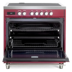 Verona 36" Ultima Collection Freestanding Induction Range with 5 Elements, 5 cu. ft. Oven Capacity - VUFSIE365