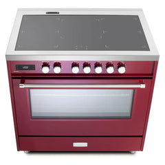 Verona 36" Ultima Collection Freestanding Induction Range with 5 Elements, 5 cu. ft. Oven Capacity - VUFSIE365