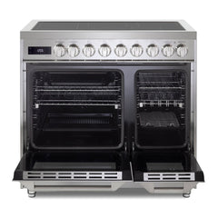 Verona 36 inch Ultima Double Oven Electric Range with 5 Radiant Elements, 4.1 cu. ft. Total Oven Capacity - VUFSEE365D