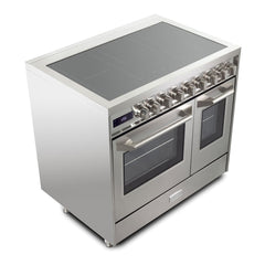 Verona 36 inch Ultima Double Oven Electric Range with 5 Radiant Elements, 4.1 cu. ft. Total Oven Capacity - VUFSEE365D