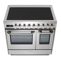 Verona 36 inch Ultima Double Oven Electric Range with 5 Radiant Elements, 4.1 cu. ft. Total Oven Capacity - VUFSEE365D