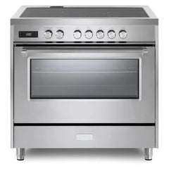 Verona 36" Ultima Collection Freestanding Induction Range with 5 Elements, 5 cu. ft. Oven Capacity - VUFSIE365