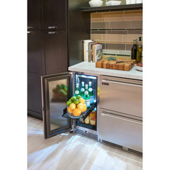 Perlick 15" Beverage Center with 8 Bottle and 30 Can Capacity,  Panel Ready Door - HP15BO-4-2