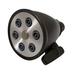 Whitehaus Showerhaus Small Round Showerhead with 6 Spray Jets - Solid Brass Construction with Adjustable Ball Joint - WH138
