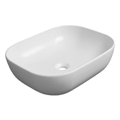 Whitehaus Isabella Plus Collection Rectangular Above Mount Basin with Center Drain - WH71302