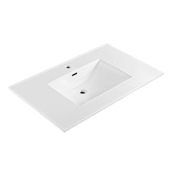 Whitehaus Countertop Vanity Sink - 37 inch Single Hole