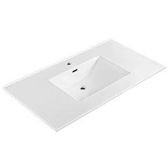 Whitehaus Countertop Vanity Sink - 43 inch Single Hole