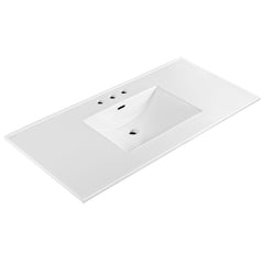 Whitehaus Countertop Vanity Sink - 49 inch Widespread