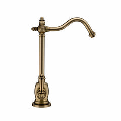 Whitehaus Point of Use Instant Hot/Cold Water Drinking Faucet with Traditional Swivel Spout - WHFH-HC1006-AB