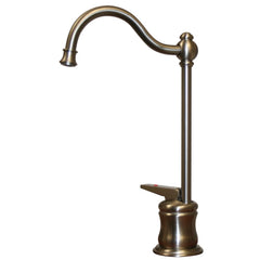 Whitehaus Point of Use Instant Hot Water Faucet with Traditional Spout and Self Closing Handle - WHFH3-H66