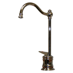 Whitehaus Point of Use Instant Hot Water Faucet with Traditional Spout and Self Closing Handle - WHFH3-H66