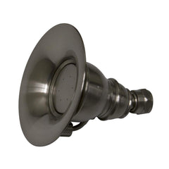 Whitehaus Showerhaus Small Round Rainfall Showerhead with Spray Holes - Solid Brass Construction with Adjustable Ball Joint - WHOSA30-4.3