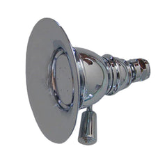 Whitehaus Showerhaus Small Round Rainfall Showerhead with Spray Holes - Solid Brass Construction with Adjustable Ball Joint - WHOSA30-4.3
