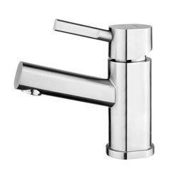 Whitehaus Waterhaus Solid Stainless Steel, Single Hole, Single Lever Lavatory Faucet - Brushed Stainless Steel
