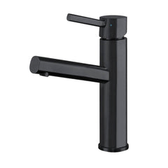 WHITEHAUS Waterhaus Lead-Free Solid Stainless Steel Single Lever Elevated Lavatory Faucet - WHS1206-SB - The Home Selection