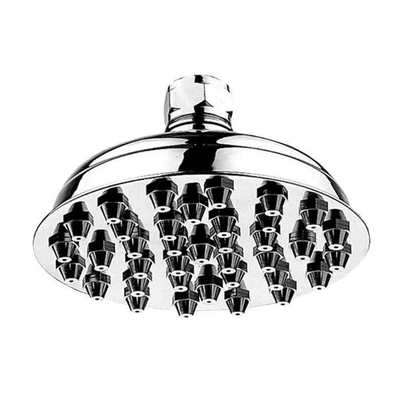 Whitehaus Showerhaus Small Sunflower Rainfall Showerhead with 37 nozzles - Solid Brass Construction with Adjustable Ball Joint - WHSM01-6