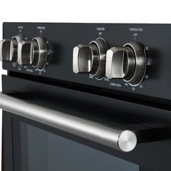 Forno Vomero 30-Inch Double Wall Oven – 10 cu. ft. Total Capacity – 7100W Convection – Mechanical Controls – Manual Steam Clean
