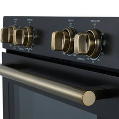Forno Vomero 30-Inch Double Wall Oven – 10 cu. ft. Total Capacity – 7100W Convection – Mechanical Controls – Manual Steam Clean