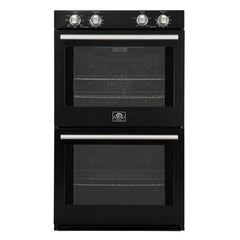 Forno Vomero 30-Inch Double Wall Oven – 10 cu. ft. Total Capacity – 7100W Convection – Mechanical Controls – Manual Steam Clean