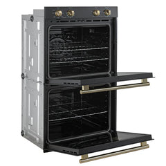 Forno Vomero 30-Inch Double Wall Oven – 10 cu. ft. Total Capacity – 7100W Convection – Mechanical Controls – Manual Steam Clean