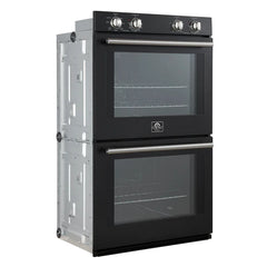 Forno Vomero 30-Inch Double Wall Oven – 10 cu. ft. Total Capacity – 7100W Convection – Mechanical Controls – Manual Steam Clean