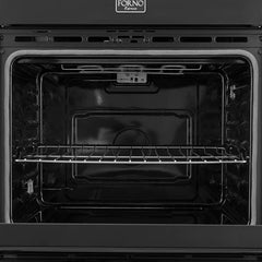 Forno Vomero 30-Inch Double Wall Oven – 10 cu. ft. Total Capacity – 7100W Convection – Mechanical Controls – Manual Steam Clean