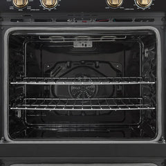 Forno Vomero 30-Inch Double Wall Oven – 10 cu. ft. Total Capacity – 7100W Convection – Mechanical Controls – Manual Steam Clean