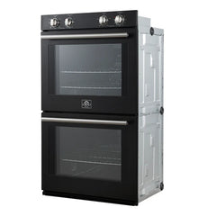 Forno Vomero 30-Inch Double Wall Oven – 10 cu. ft. Total Capacity – 7100W Convection – Mechanical Controls – Manual Steam Clean