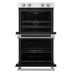Forno Vomero 30-Inch Double Wall Oven – 10 cu. ft. Total Capacity – 7100W Convection – Mechanical Controls – Manual Steam Clean