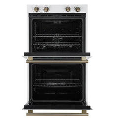 Forno Vomero 30-Inch Double Wall Oven – 10 cu. ft. Total Capacity – 7100W Convection – Mechanical Controls – Manual Steam Clean