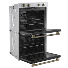 Forno Vomero 30-Inch Double Wall Oven – 10 cu. ft. Total Capacity – 7100W Convection – Mechanical Controls – Manual Steam Clean