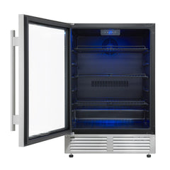 Forno Frescolino 24-Inch Beverage Cooler – 188 Can Capacity – Built-In or Freestanding - FWCDR6665-24