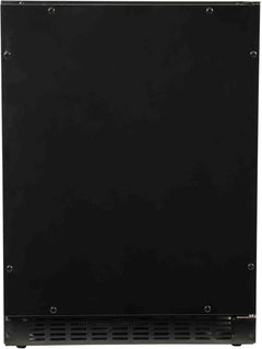 Azure 24-Inch Compact Refrigerator with Blue LED Interior Lighting, Reversible Door, Automatic Defrost, ADA Compliance, and 5.1 Cu ft Capacity - A124R