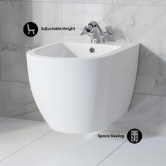 Swiss Madison St. Tropez Wall Hung Bidet - SM-BD226 - The Home Selection