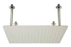 Alfi 20" Square Ultra-Thin Rain Shower Head - Brushed Stainless Steel