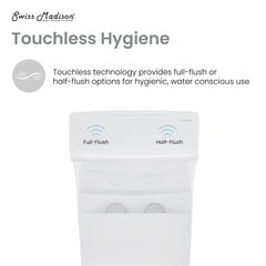 Swiss Madison Monaco Hugo One-Piece Elongated Toilet Touchless Dual-Flush 1.1/1.6 gpf - SM-1T265 - The Home Selection