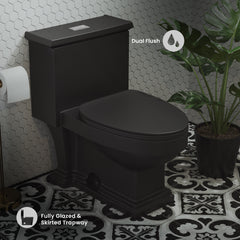 Swiss Madison Voltaire One-Piece Elongated Toilet Dual-Flush 1.1/1.6 gpf - SM-1T113