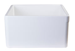 Alfi White 26  Contemporary Smooth Apron Fireclay Farmhouse Kitchen Sink - AB505-W