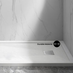 Swiss Madison Terre B Series 48" x 32" Reversible Drain Shower Base - SM-SB557 - The Home Selection