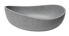 Alfi 23  Solid Concrete Wavy Oval Above Mount Vessel Sink - ABCO23O