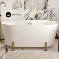 Swiss Madison Monaco 59" Freestanding Bathtub with Stand - SM-FB1002