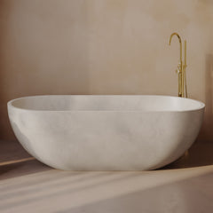 Swiss Madison Claire 60" Freestanding Concrete Bathtub, Drain Included - SM-FB1901
