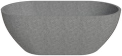 Alfi 59  Solid Concrete Oval Freestanding Bathtub - ABCO59TUB