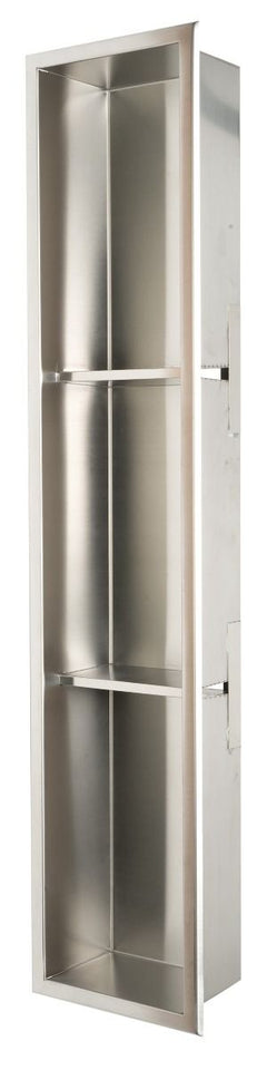 ALFI 8" x 36" Vertical Triple Shelf Bath Shower Niche - ABN0836