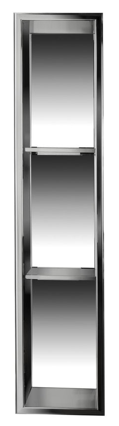 ALFI 8" x 36" Vertical Triple Shelf Bath Shower Niche - ABN0836